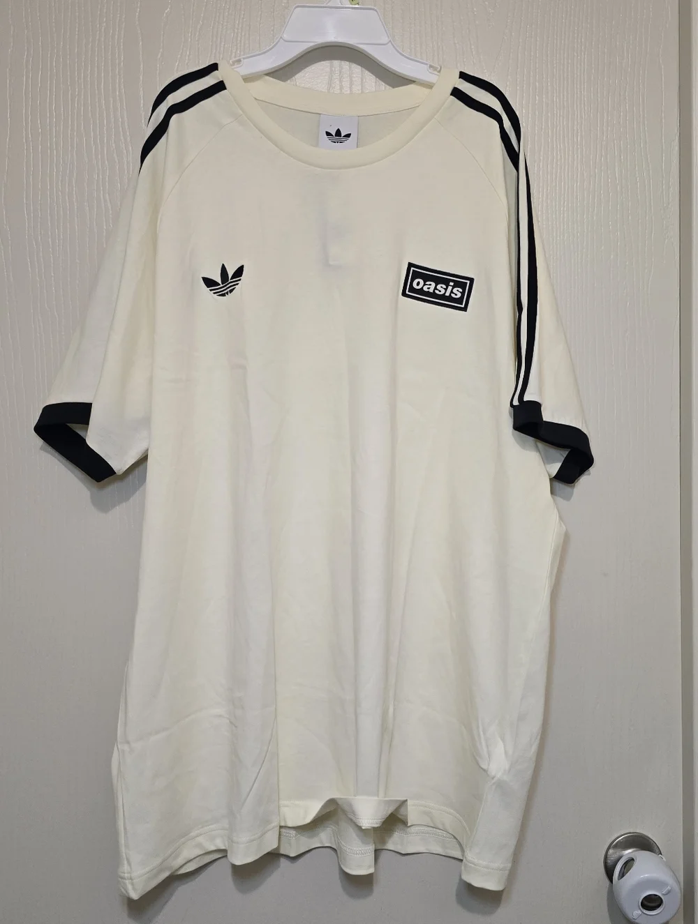 NWT Adidas Originals X Oasis 2025 Tour 3-Stripes T-Shirt Mens Sz‎ XXL KT3446